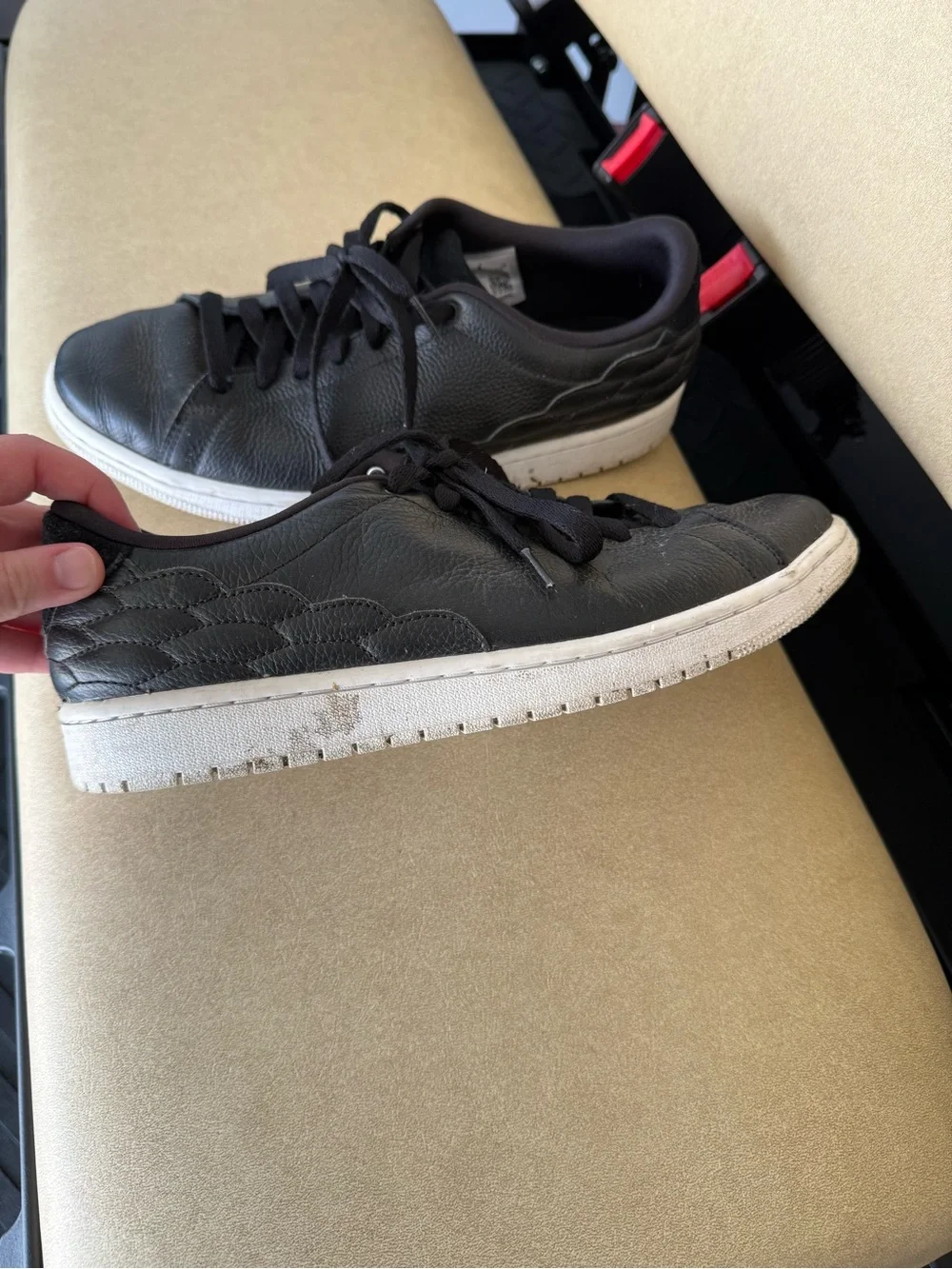 Air Jordan 1 Centre Court Cyber Monday Black & White Size 9.5 Mens